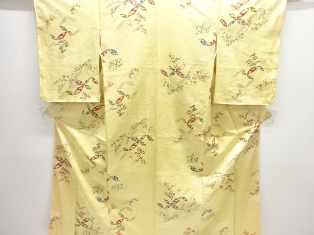 JAPANESE KIMONO / KOMON / PLANT